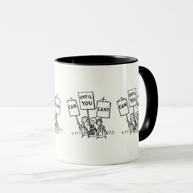 Caneca Você Pode: Citações Motivacionais Pensando Positiv (Frente Esquerda)