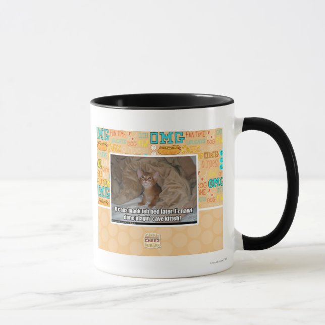 Caneca Você pode dormir mais tarde. (Direita)