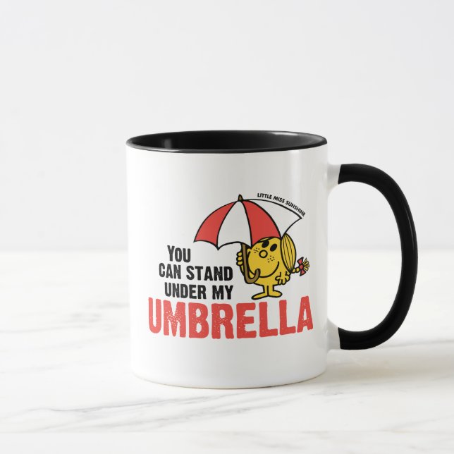 Caneca Você Pode Ficar Sob Meu Guarda-Chuva (Direita)