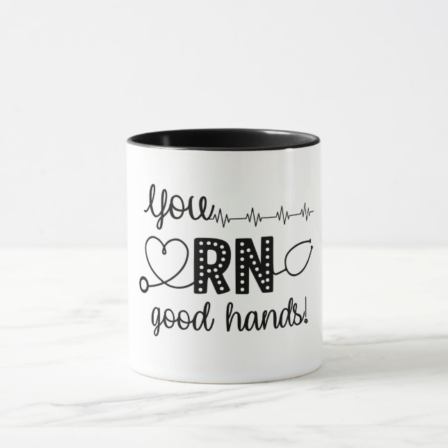 Caneca Você Renda Boas Mãos (Centro)
