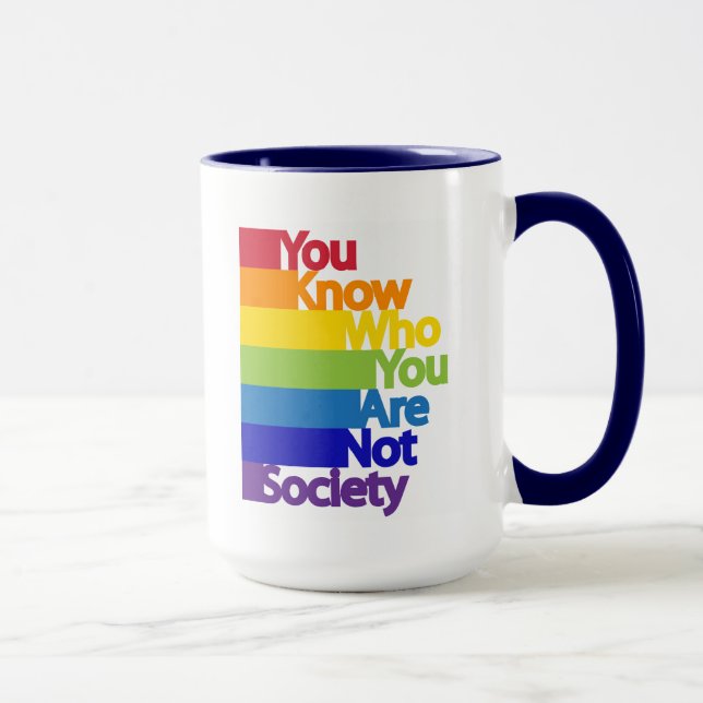 Caneca Você Sabe Quem Você Não É Sociedade (Direita)