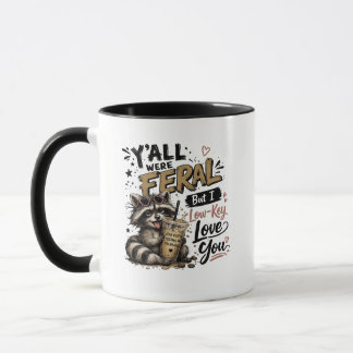 Caneca Vocês eram selvagens, mas eu amo vocês secretament