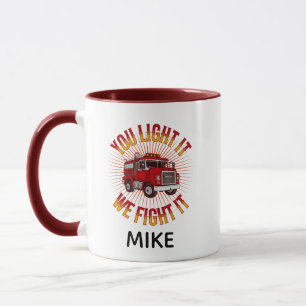 Caneca Vocês Incendeiam Nós Combatemos Bombeiro