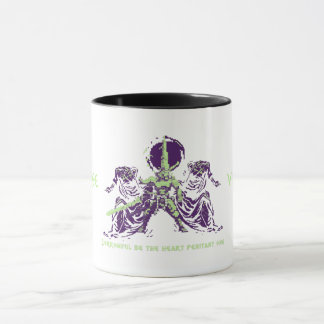 Caneca Voidforge "Penitente" Arte Pixel Dark Fantasy Mu