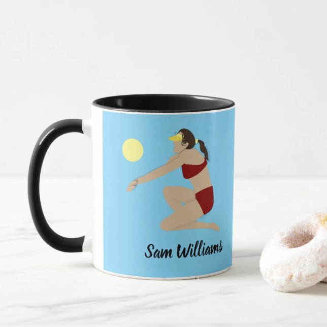 Caneca Voleibol de praia (Com Donut)