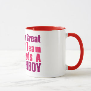 Caneca Voleibol de Waterboy a Rosa