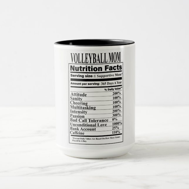 Caneca Voleibol Mamãe Nutrição Fata Mug (Centro)