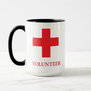 Caneca Voluntário & Primeiros Socorros, Cruz, Ambulância,