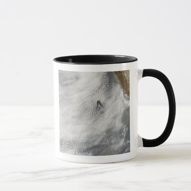 Caneca Vórtices em nuvem e glória da Ilha Guadalupe (Direita)