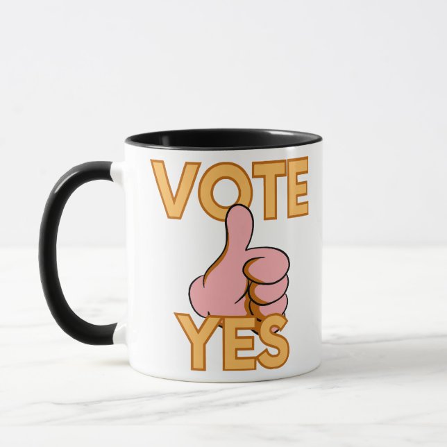Caneca Votar sim (Esquerda)