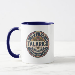 Caneca Vote em Talarico   Eleição Democrata 