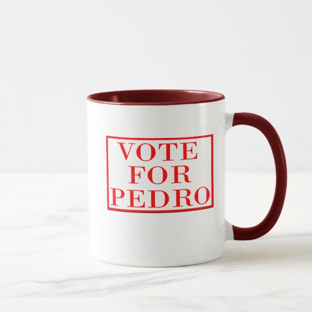 Caneca Voto para Pedro (Direita)