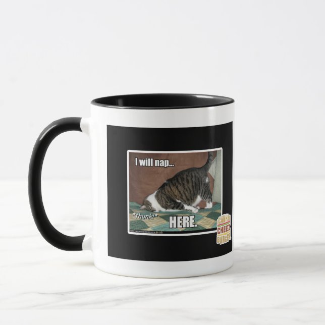 Caneca Vou dormir aqui (Esquerda)