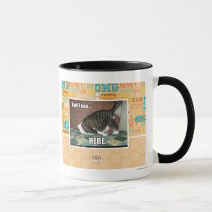 Caneca Vou dormir aqui