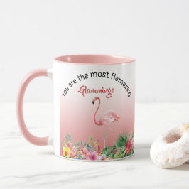 Caneca Vovó Glamingo Flamingo, Nome tropical rosa Foto