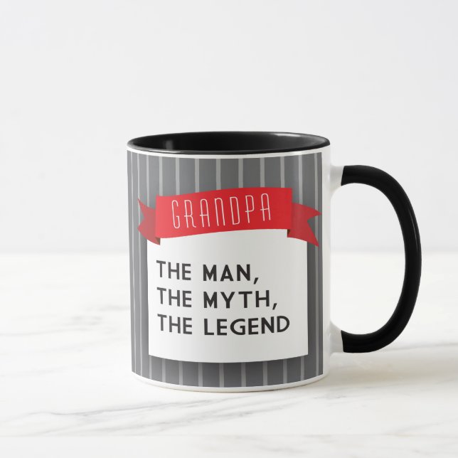 Caneca Vovô - homem, o mito, a legenda (Direita)