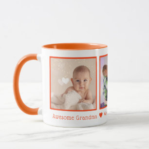 Caneca Vovó Incrível Múltipla Foto Personalizada