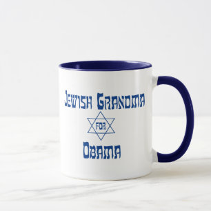 Caneca Vovó Judia Para Obama Mugs