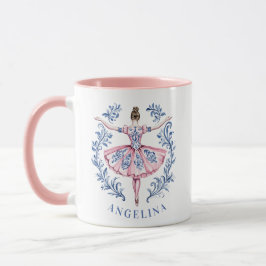 Caneca Vovô Natal Damask Ballerina