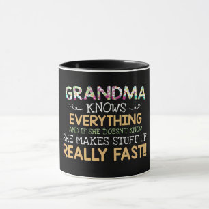 Caneca Vovó sabe tudo