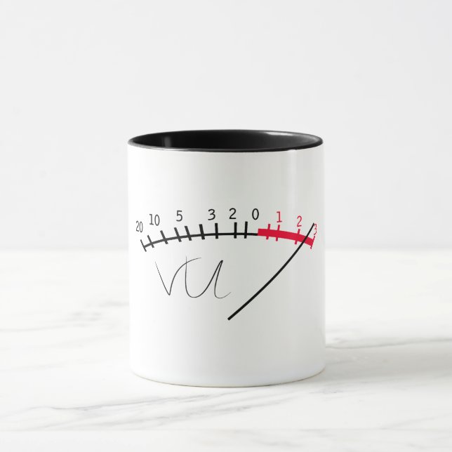 Caneca VU Meter Sound Level Studio (Centro)