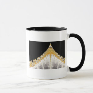 Caneca Vulcão Prata Dourado
