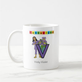Caneca Vv de Letterland |