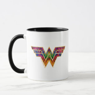 Caneca W84   Logotipo caleidoscópio para mulheres maravil