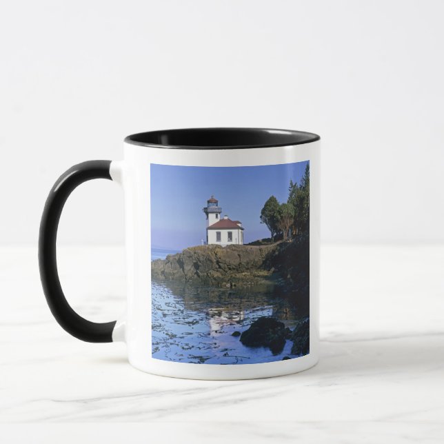 Caneca WA, Ilha de San Juan, farol de Lime Kiln (Esquerda)