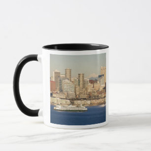 Caneca WA, Seattle, panorama de Seattle e Elliott Bay