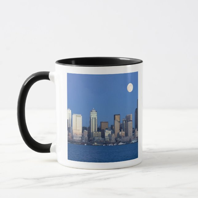 Caneca WA, Seattle, panorama de Seattle e Elliott Bay 2 (Esquerda)