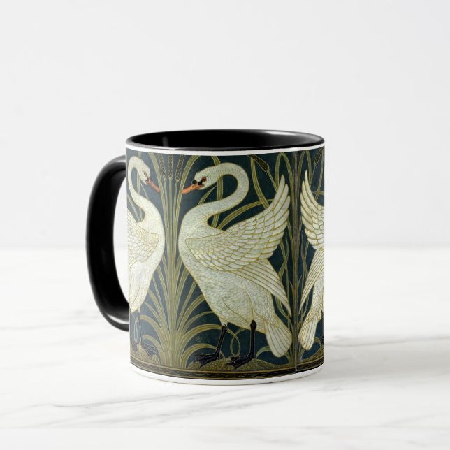 Caneca Walter Crane Swan & Rush e Iris Vitoriano  (Frente Esquerda)