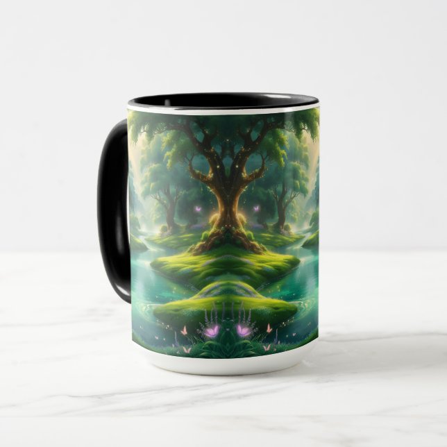 Caneca Wander Into Wonder: Paisagem do rio Serene (Frente Esquerda)