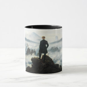 Caneca Wanderer sobre o Mar de Fog, Friedrich