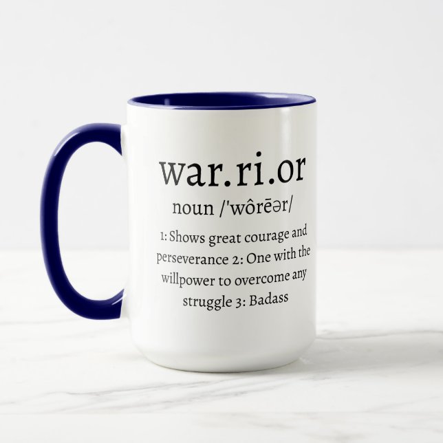 Caneca Warrior Definition Mug (Esquerda)