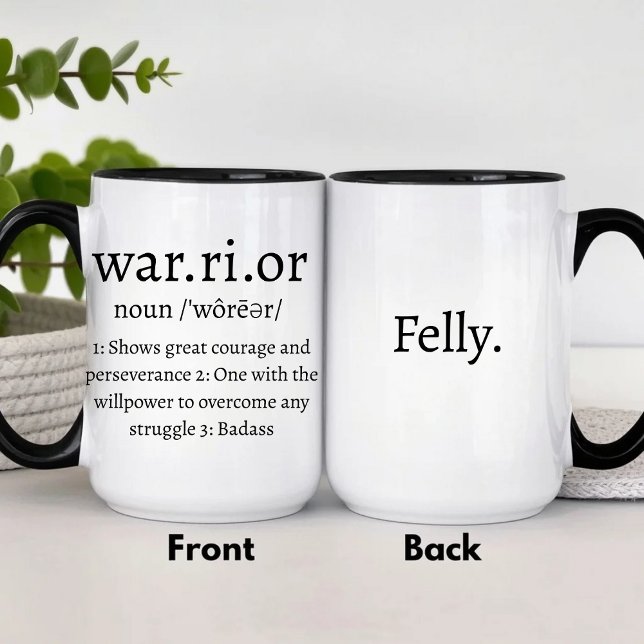 Caneca Warrior Definition Mug (Criador carregado)