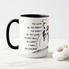 Caneca "WARRIORs SOUL" personalizável de 15oz