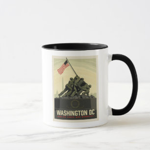 Caneca Washington, DC Memorial da Guerra do Corpo de Ma