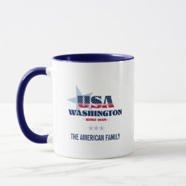 Caneca Washington EUA 1889 Personalizado