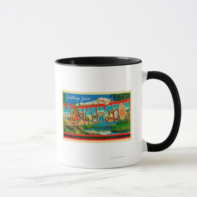 Caneca Washington - O Estado Evergreen (Direita)