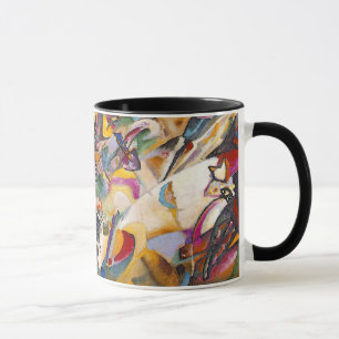 Caneca Wassily Kandinsky - arte abstracta da composição
