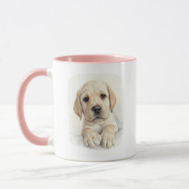 Caneca Watercolor Labrador Puppy Mug