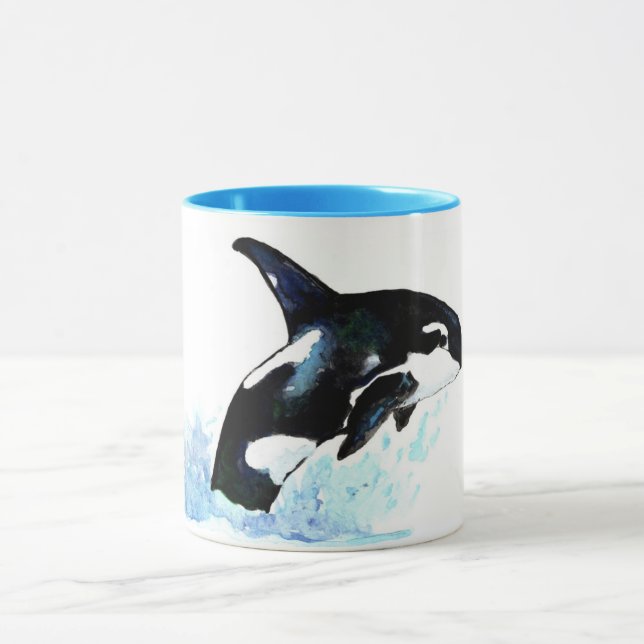 Caneca Watercolor Orca (Centro)