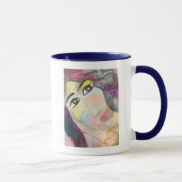 CANECA WATERCOLOR POR FAROKHZAD MUG POEMA POEMIA IRÃ