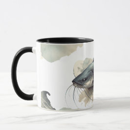 Caneca Watercolor Series: Catfish
