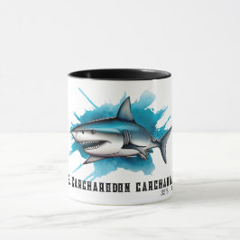 Caneca Watercolor Series: Shark