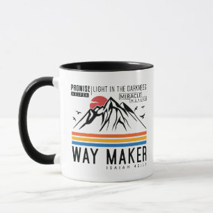 Caneca Way Maker Promise Keeper Milagre Trabalhador Crist