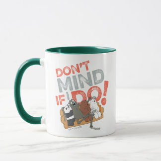 Caneca We Bare Bears & Charlie - Don't Mind If I Do!