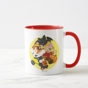 Caneca Webkinz o Dia das Bruxas Pets a lua