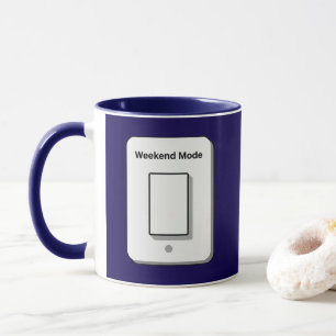 Caneca Weekend Mode Toggle Minimal UI Design